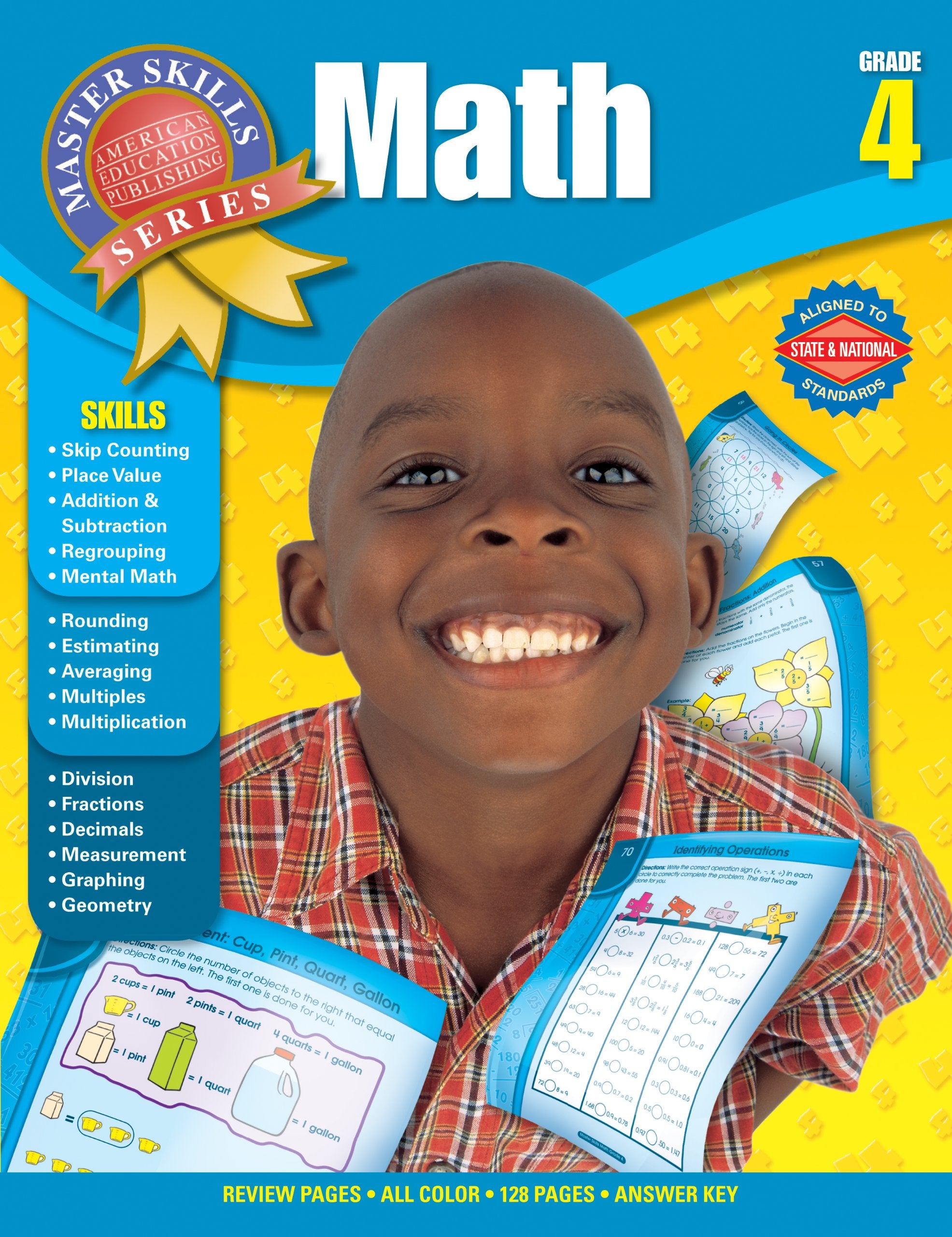Math, Grade 4 (Master Skills),Used