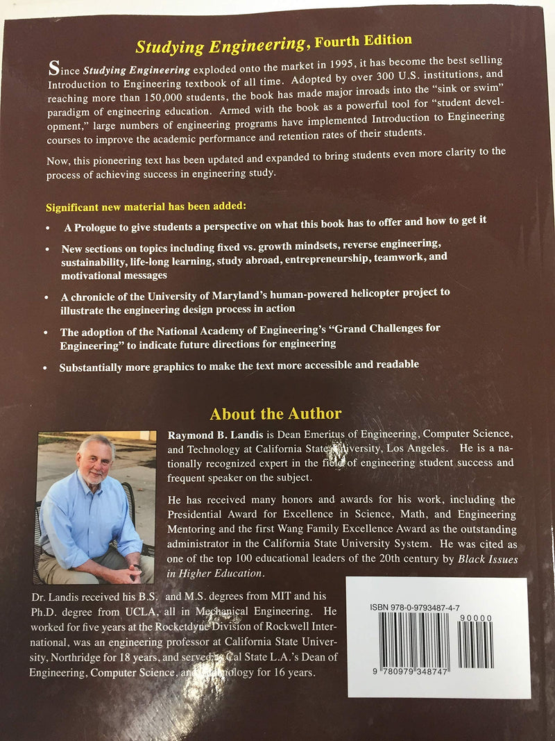 Studying Engineering: A Road Map to a Rewarding Career (Fourth Edition),Used