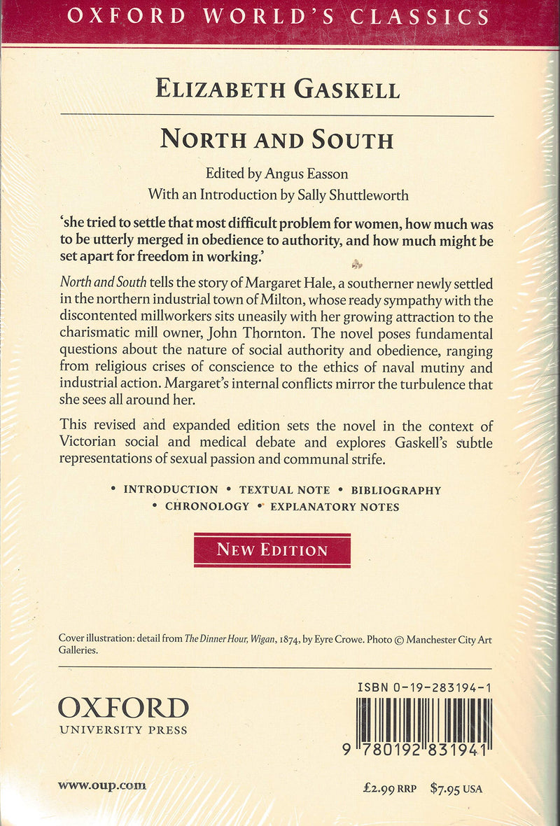 North And South (Oxford World'S Classics),Used