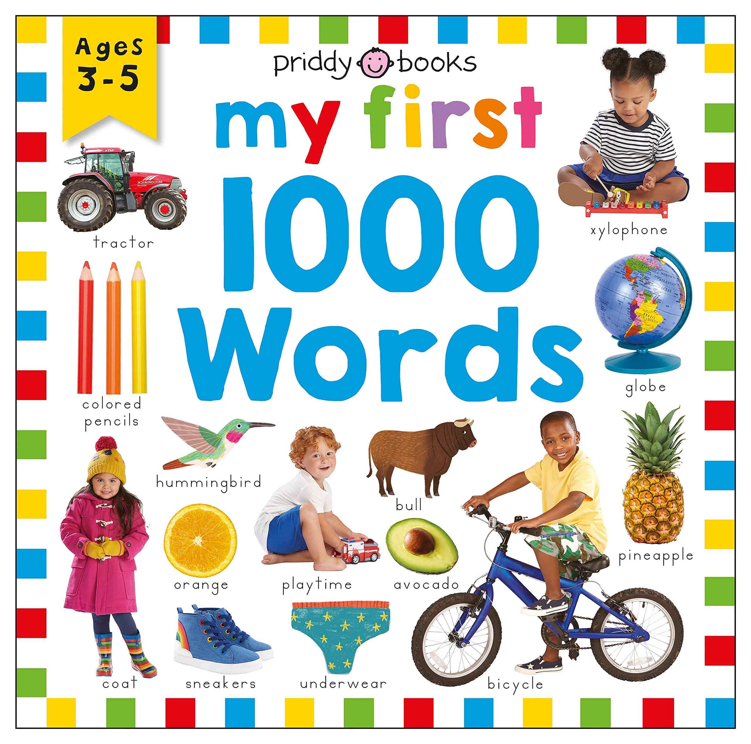 Priddy Learning: My First 1000 Words: A Photographic Catalog Of Baby'S First Words