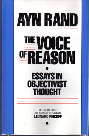 The Voice of Reason: Essays in Objectivist Thought,Used