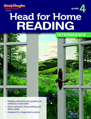 Head for Home Reading: Intermediate Workbook Grade 4,Used