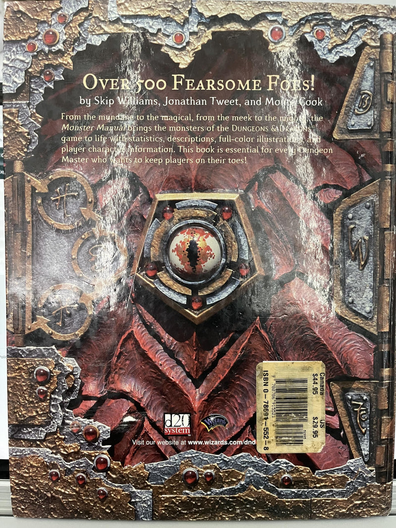 Monster Manual: Core Rulebook III (Dungeons & Dragons),New