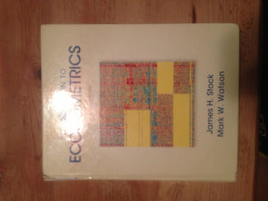 Introduction to Econometrics (Addisonwesley Series in Economics),Used