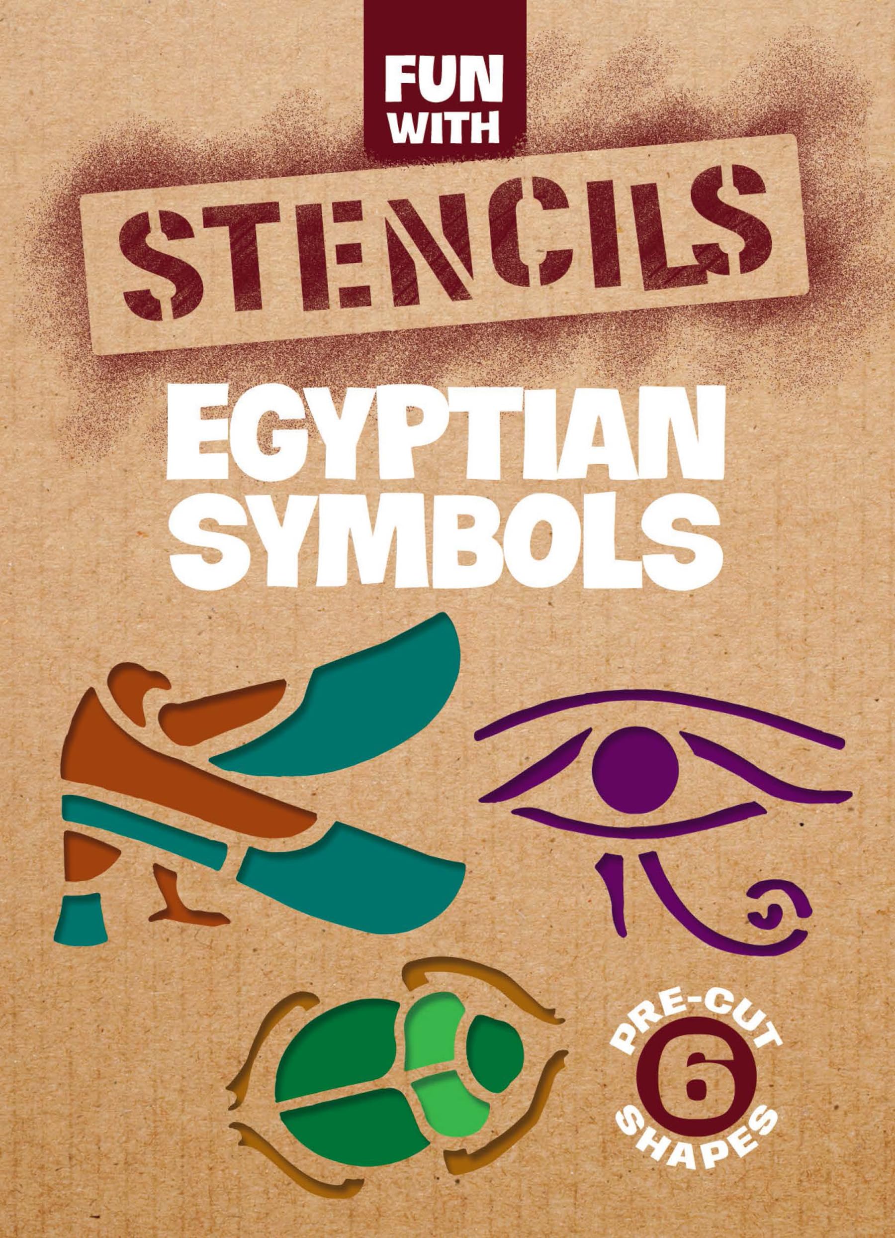 Fun With Egyptian Symbols Stencils (Dover Little Activity Books: World),Used