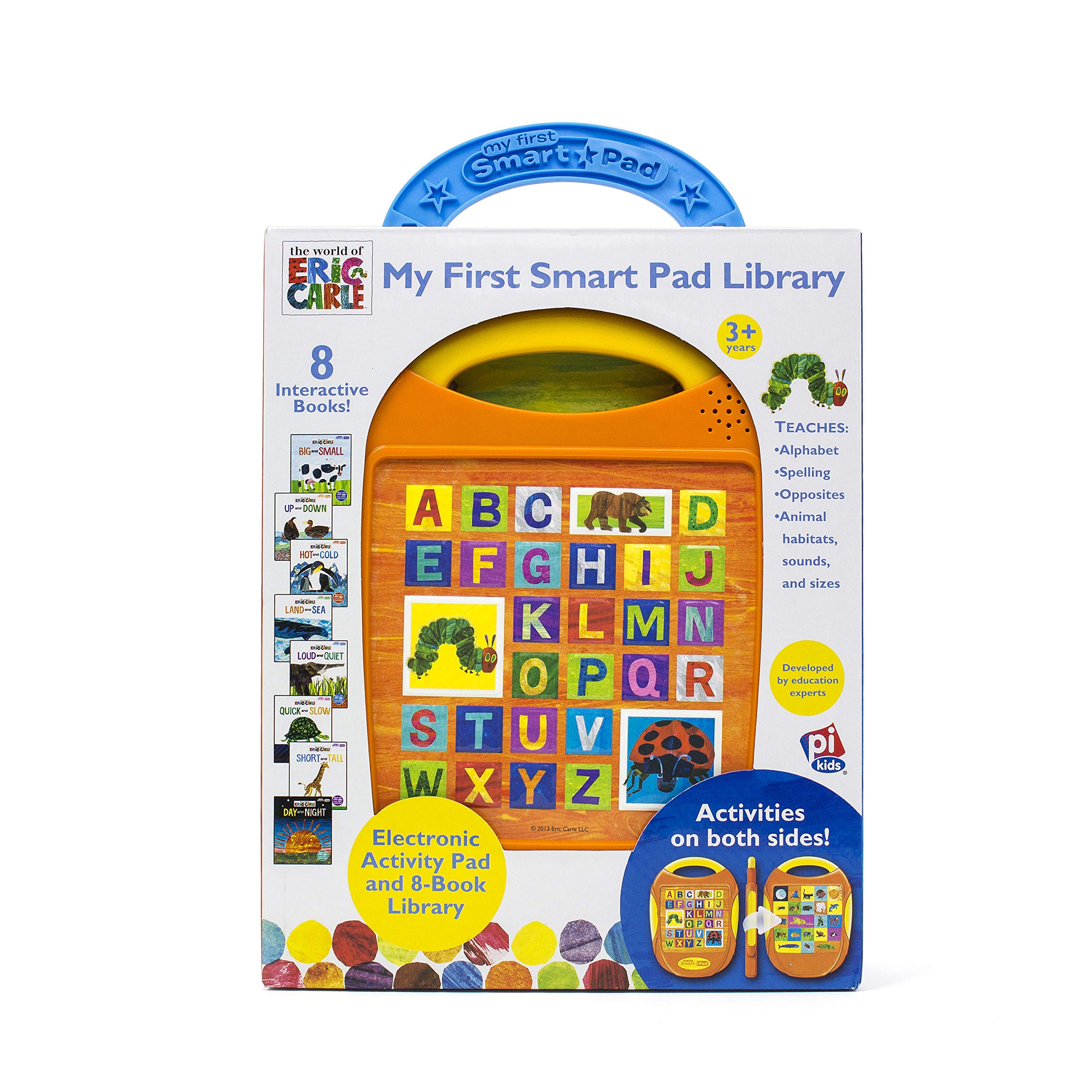 World of Eric Carle, My First Smart Pad Library Electronic Activity Pad and 8Book Library  PI KIds,Used