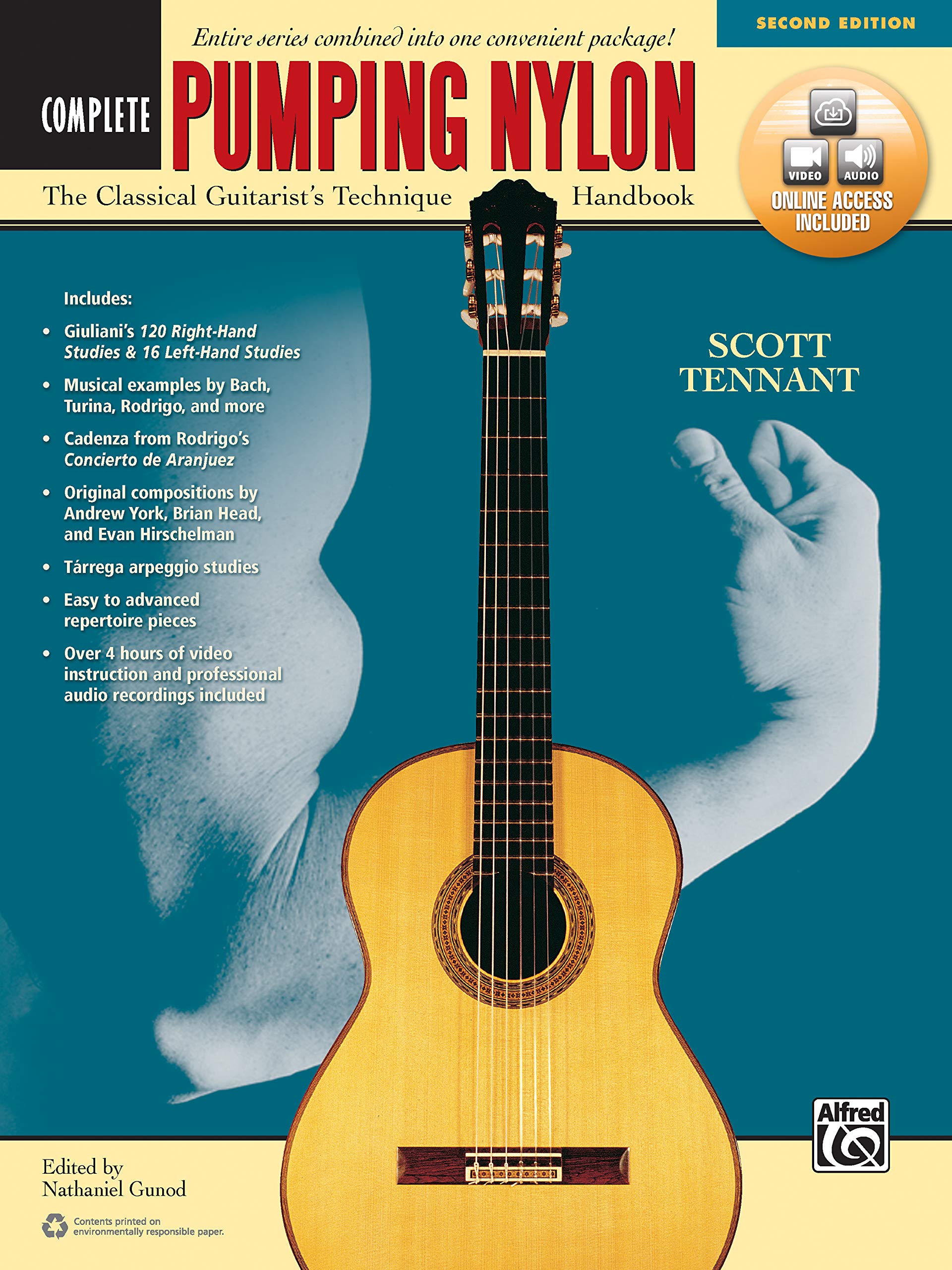 Pumping Nylon  Complete: The Classical Guitarist's Technique Handbook, Book & Online Video/Audio (Pumping Nylon Series),Used