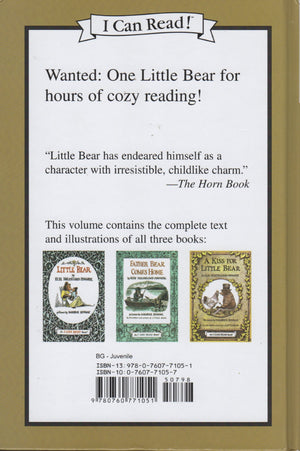 Adventures of Little Bear (An I Can Read Book): Little Bear, Father Bear Comes Home, and A Kiss for Little Bear,Used