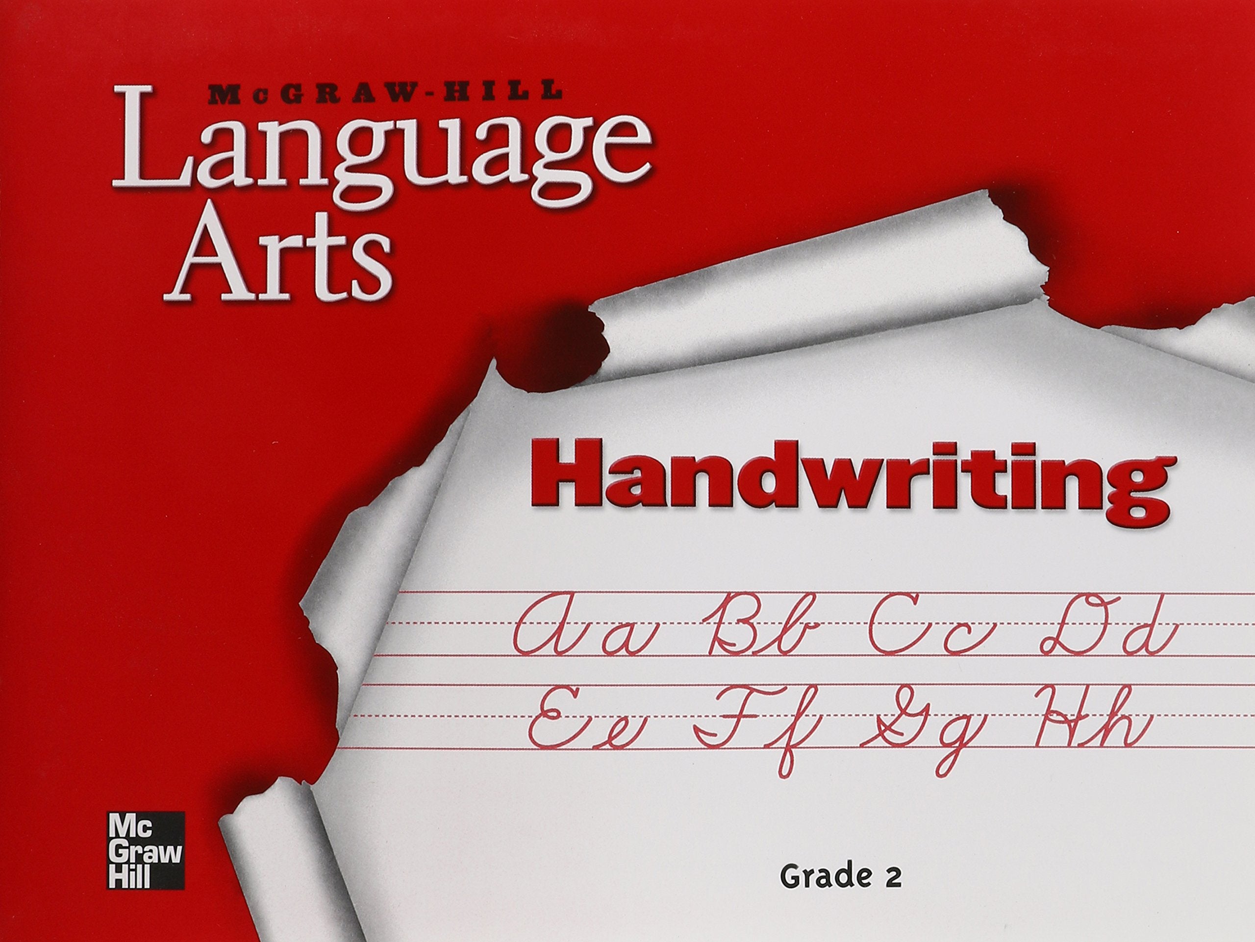 McGrawHill Language Arts, Grade 2, Handwriting Cursive Workbook/Blackline Masters (OLDER ELEMENTARY LANGUAGE ARTS),Used
