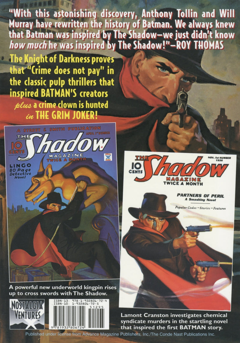 Lingo And Partners of Peril: Two Classic Adventures Of The Shadow,New