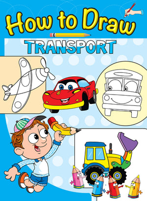How To Draw Transport : Step By Step Drawing Book