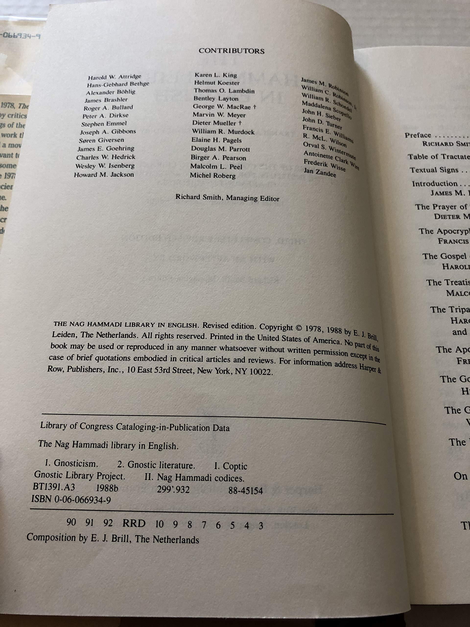 The Nag Hammadi Library In English,New