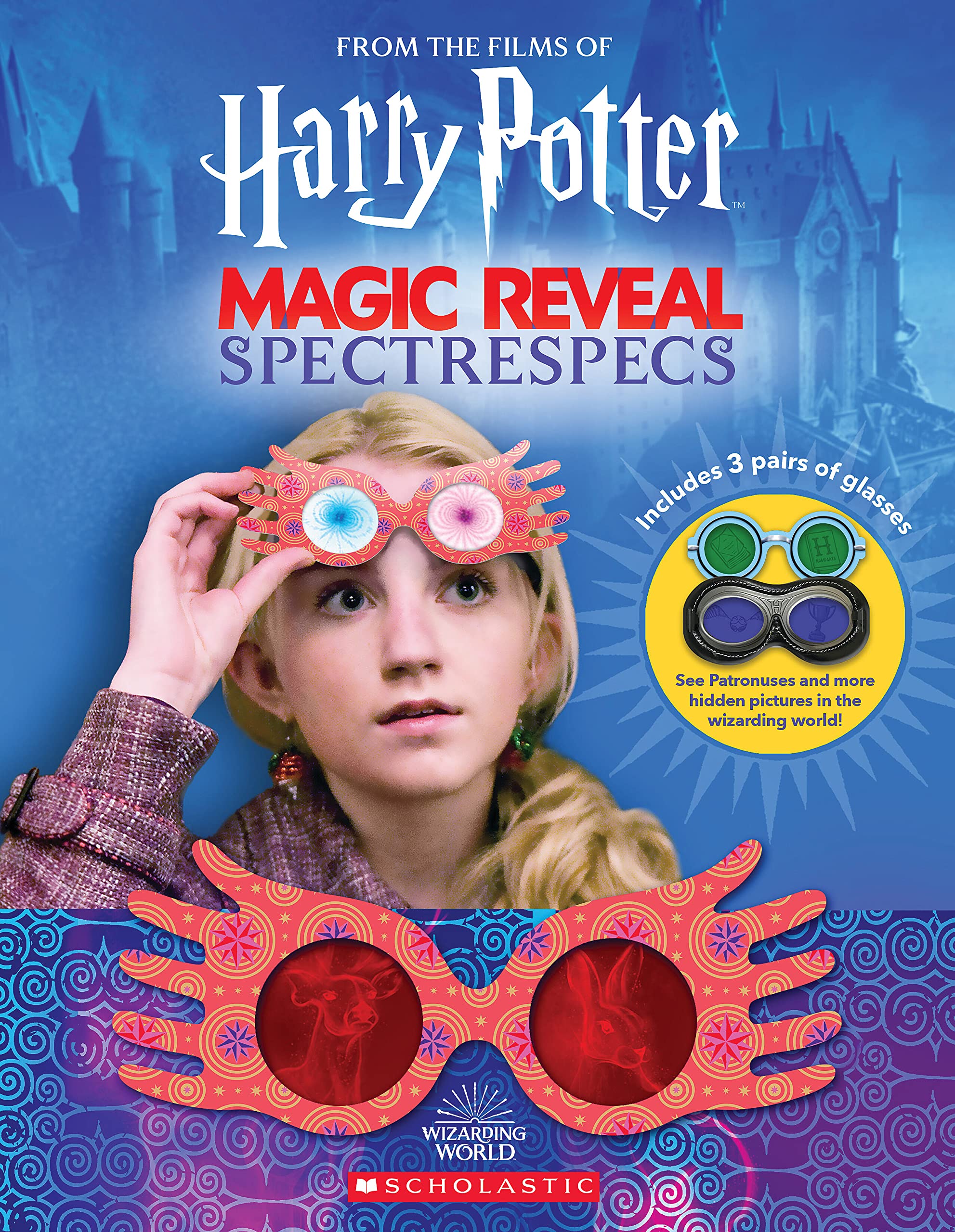 Magic Reveal Spectrespecs: Hidden Pictures In The Wizarding World (Harry Potter),Used