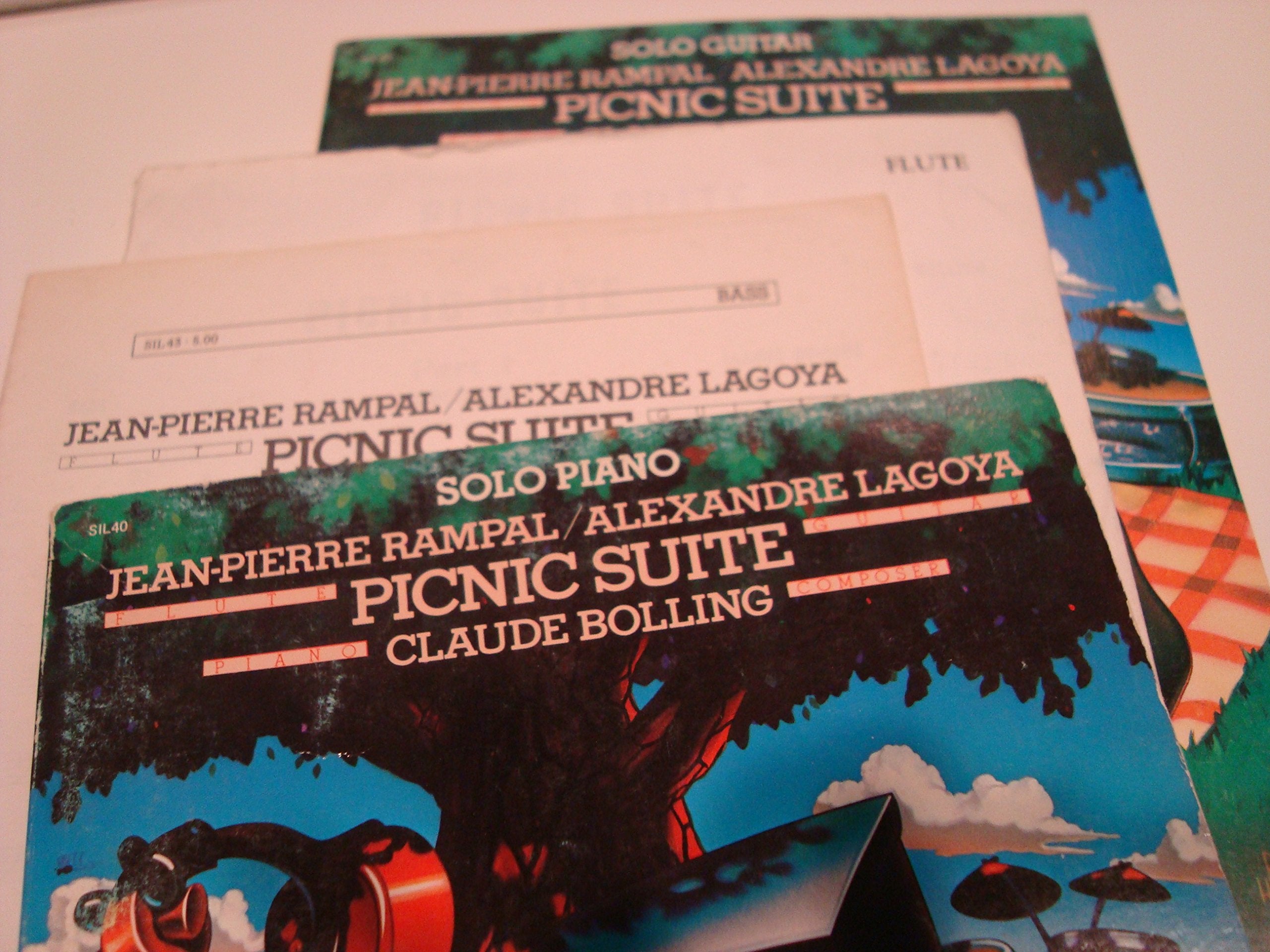 Picnic Suite: For Flute, Guitar and Jazz Piano Trio,Used