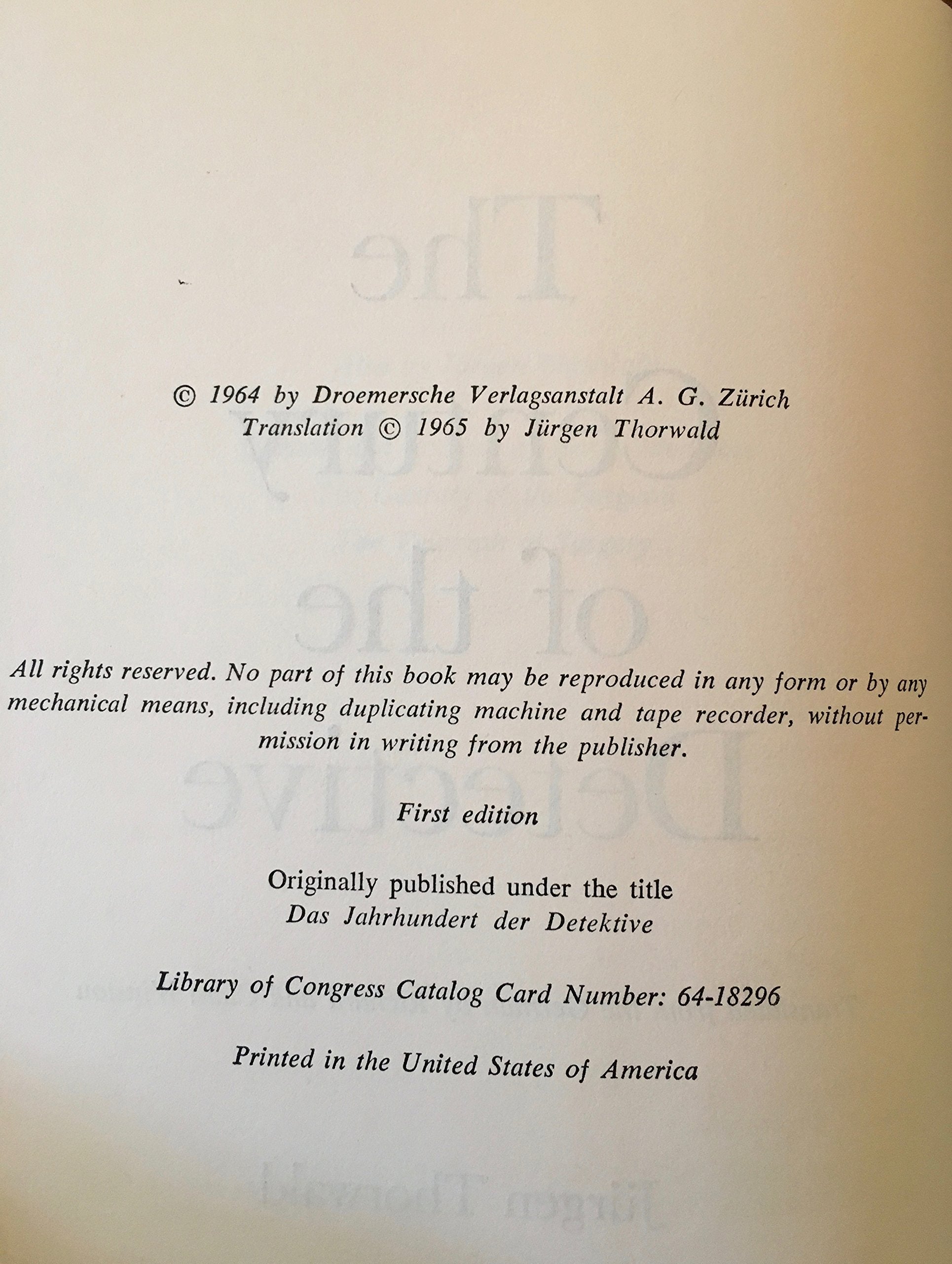Century of the Detective,Used