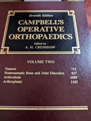 Campbell's operative orthopaedics,Used