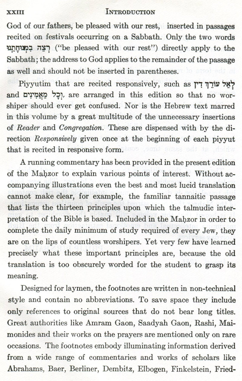 High Holy Day Prayer Book / Mahzor L'Rosh Hashanah V'Yom Kippur,New
