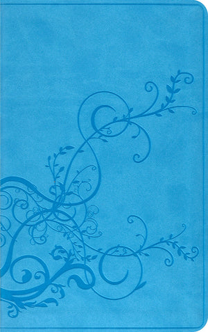 ESV Thinline Bible (TruTone, SkyBlue, Ivy Design),Used