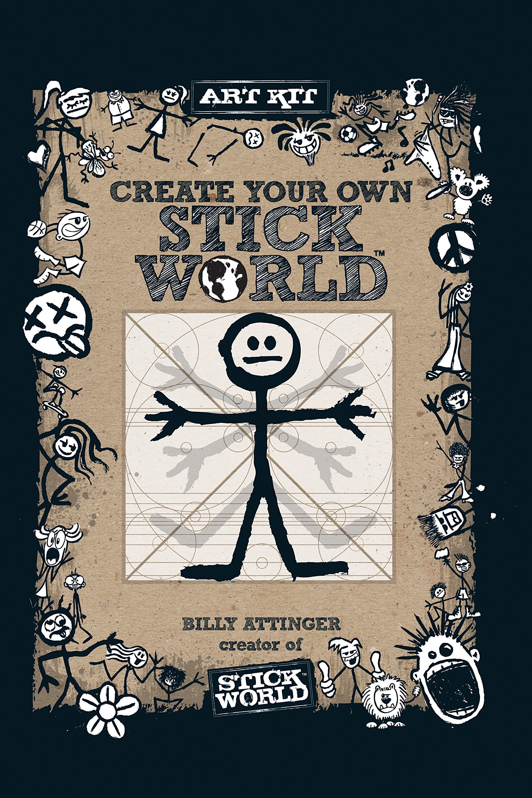 Create Your Own Stick World Kit: Includes Technique Book, Pens, And 80 Page Drawing Journal! (Volume 2) (Stick World, 2)