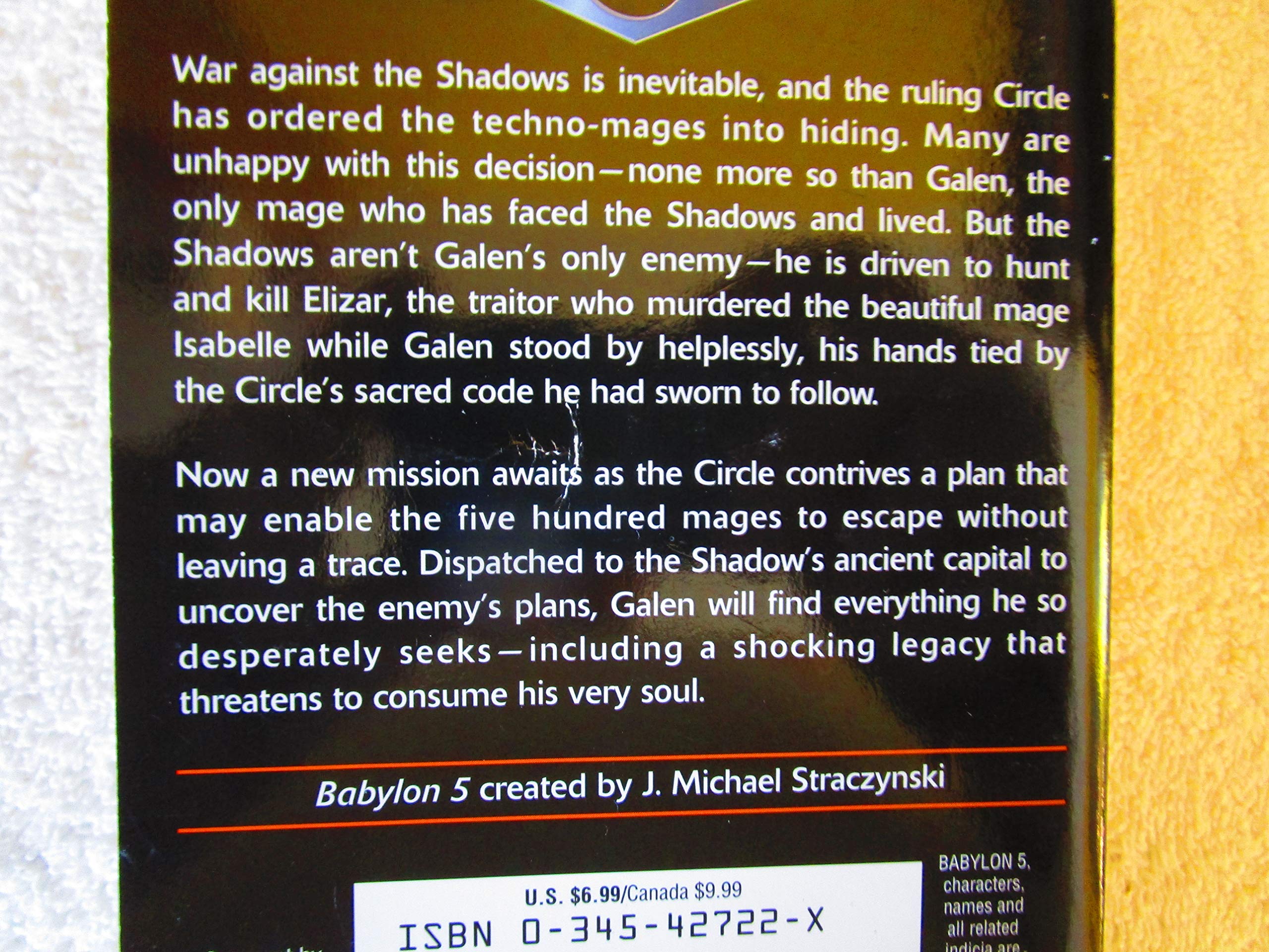 Summoning Light (Babylon 5: The Passing of the TechnoMages, Book 2),Used