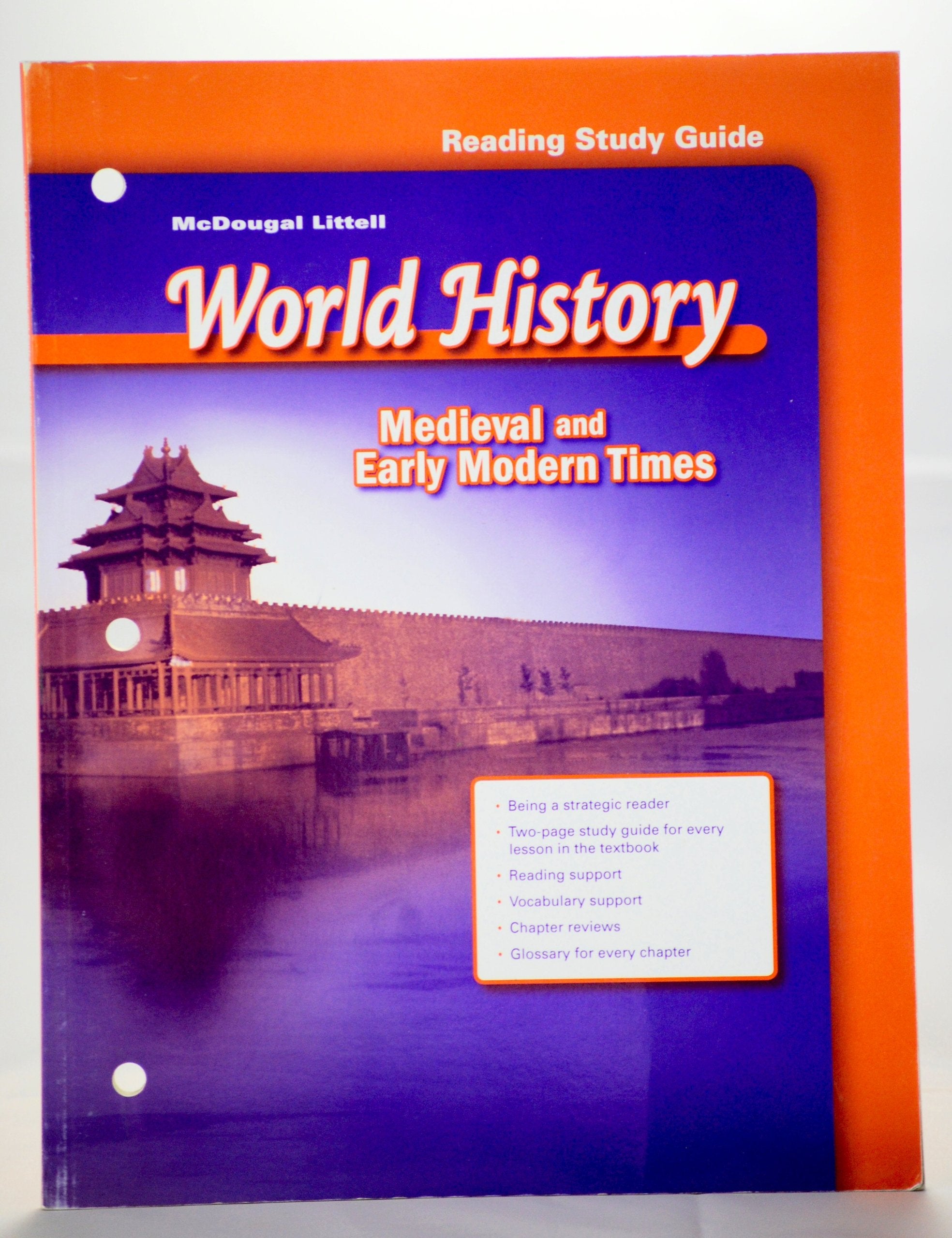 McDougal Littell World History: Medieval and Early Modern Times: Reading Study Guide,Used