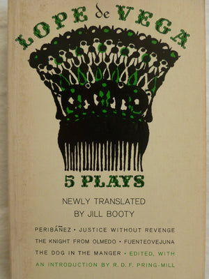 Lope De Vega: Five Plays,Used