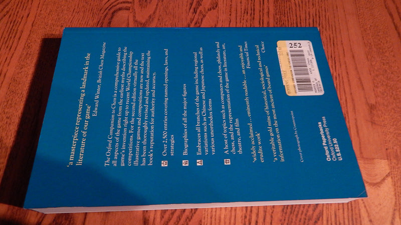 The Oxford Companion to Chess,Used