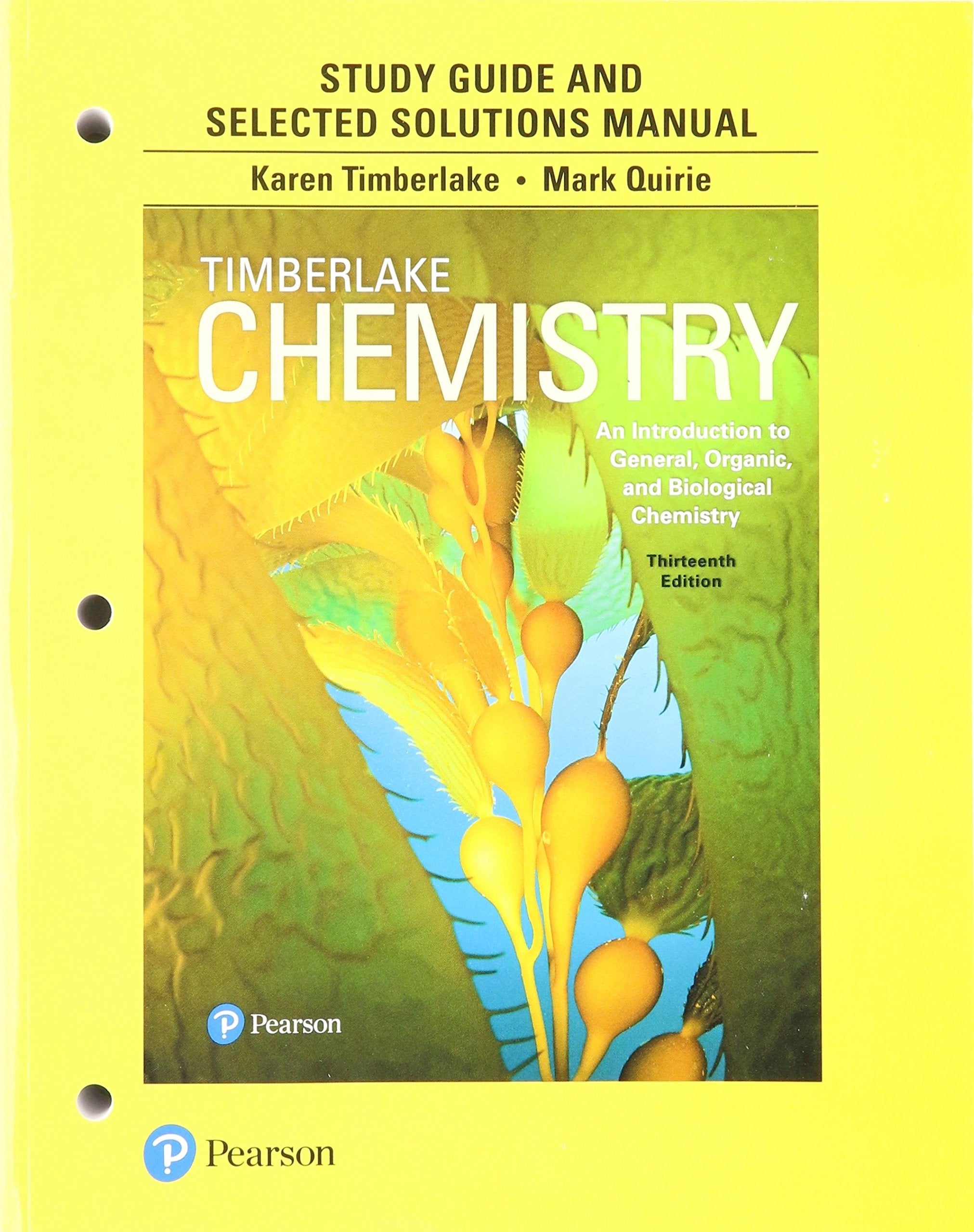 Student Study Guide and Selected Solutions Manual for Chemistry: An Introduction to General, Organic, and Biological Chemistry,Used