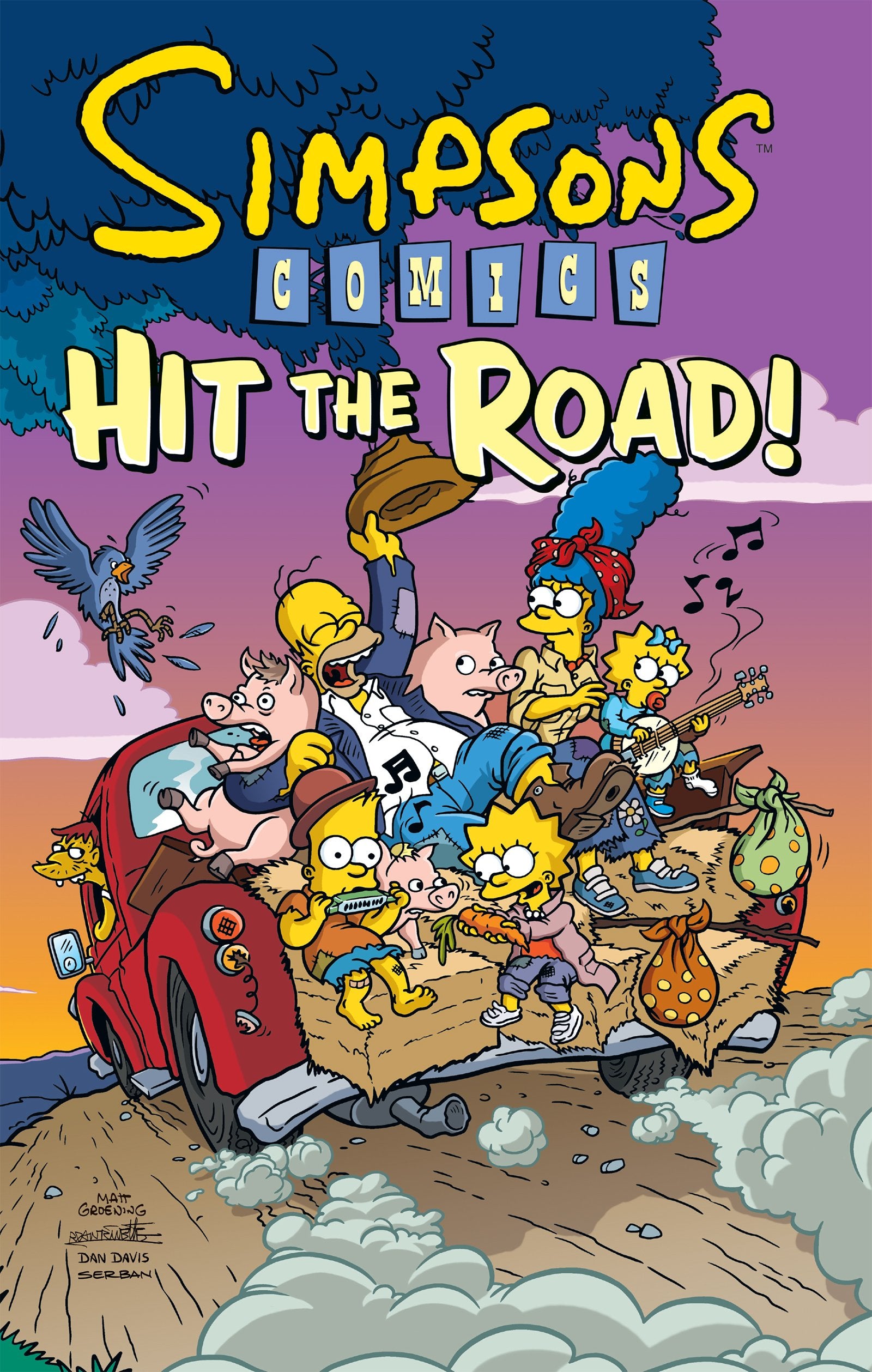 Simpsons Comics Hit the Road! (Simpsons Comic Compilations),Used