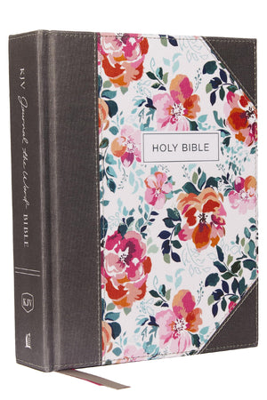 KJV Journal the Word Bible, Reflect, Journal or Create Art Next to Your Favorite Verses (Pink Floral Cloth over Board, Red Lette