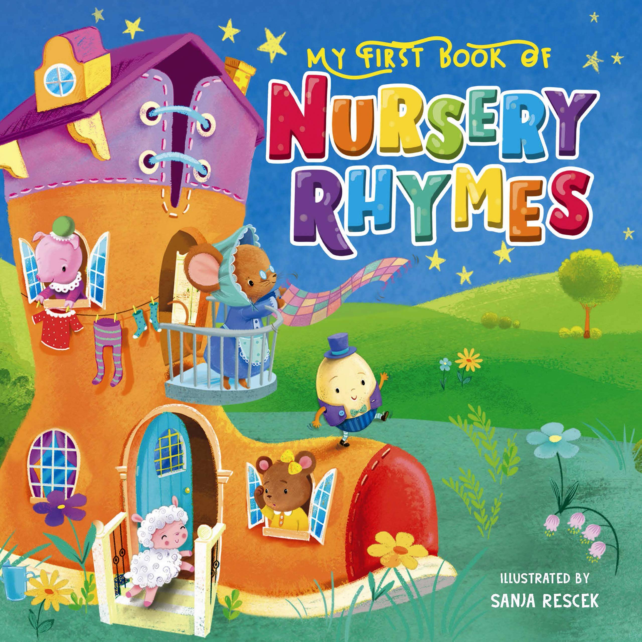 My First Book of Nursery Rhymes  Padded Board Book  Classics,Used