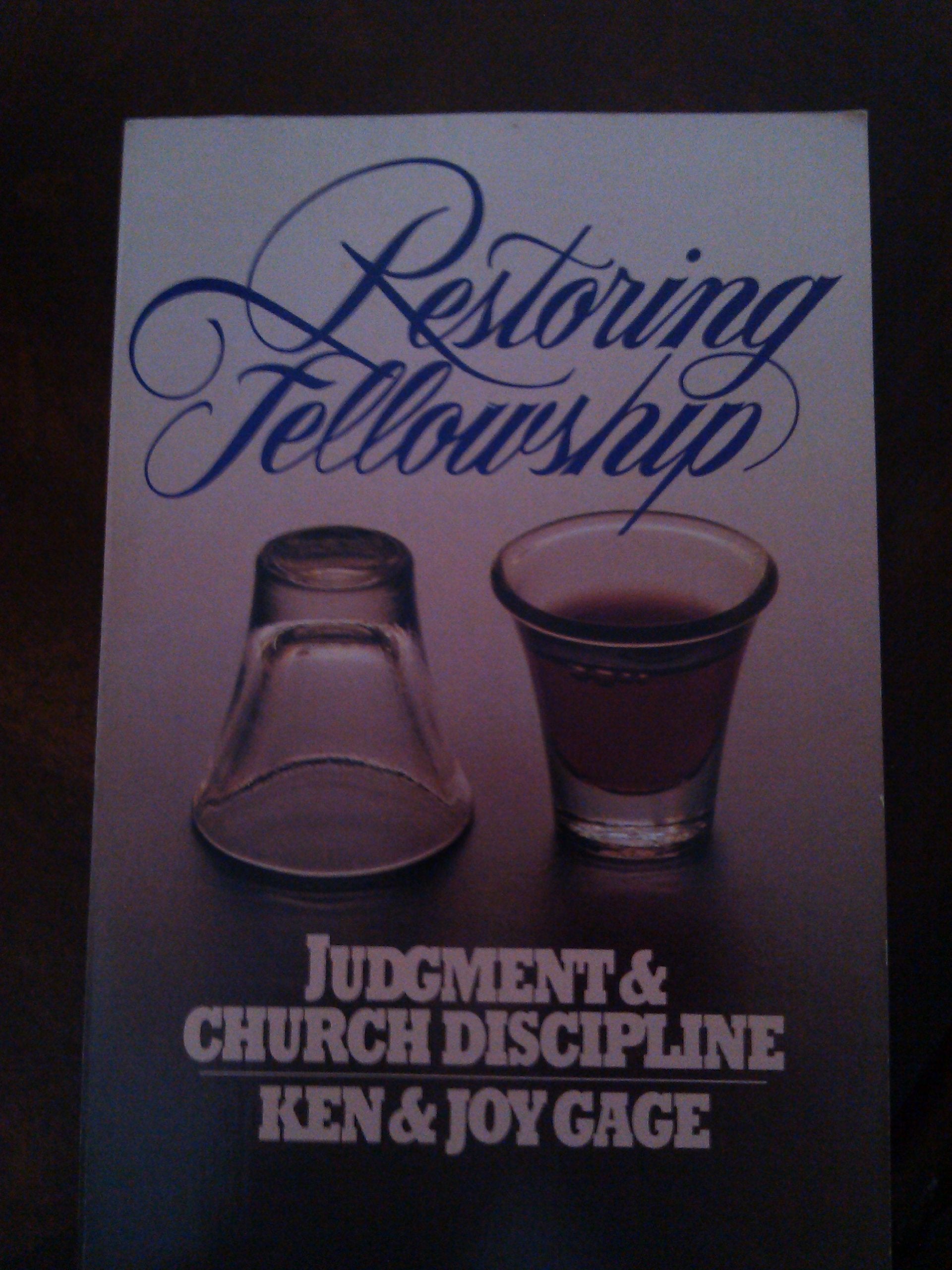 Restoring fellowship,Used