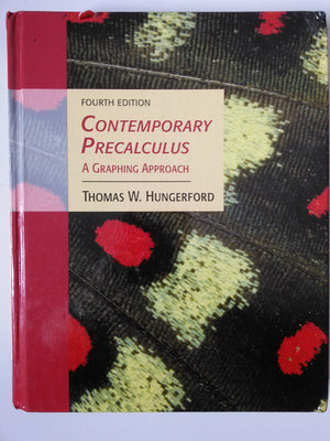 Contemporary Precalculus: A Graphing Approach (With Cdrom, Bca/Ilrn Tutorial, And Infotrac) (Available Titles Cengagenow),New