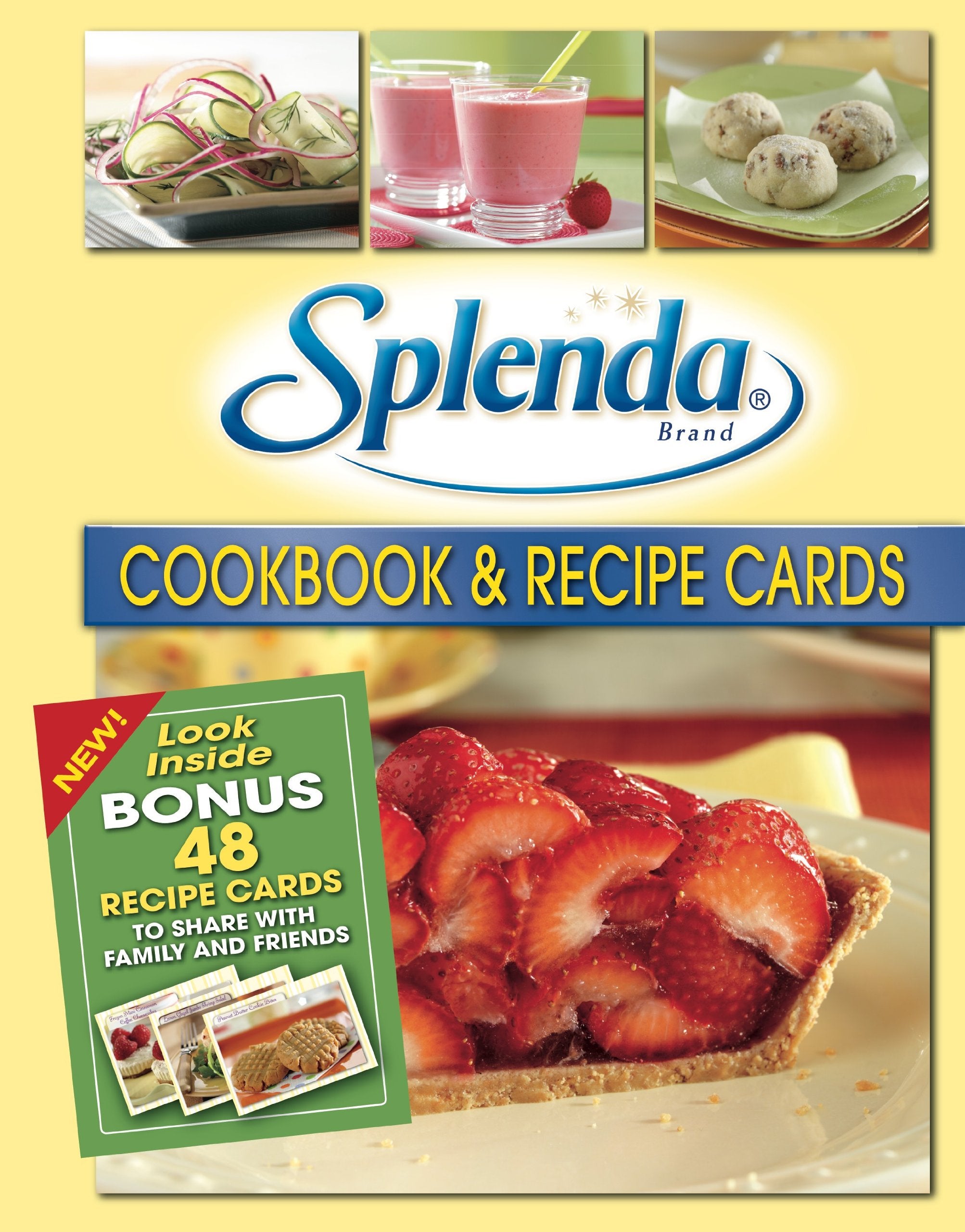 Splenda Cookbook & Recipe Cards,Used