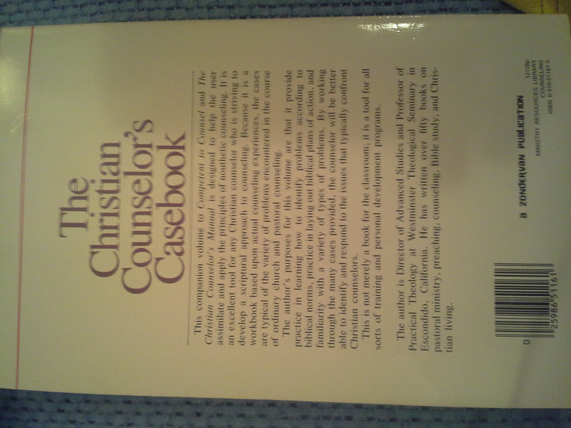 The Christian Counselor's Casebook,Used