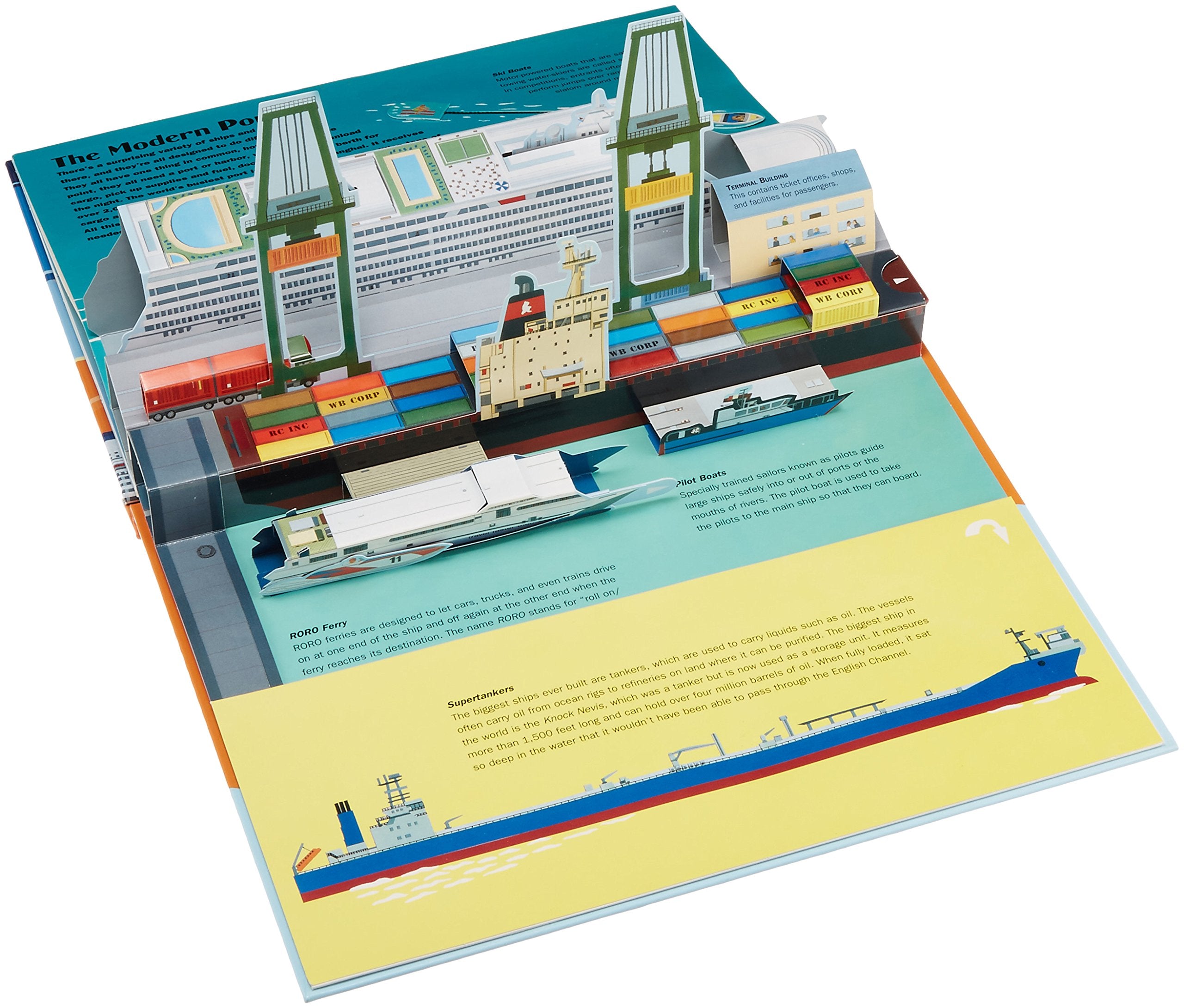 Ships: A PopUp Book (Robert Crowther's Transportation Popup Books),Used