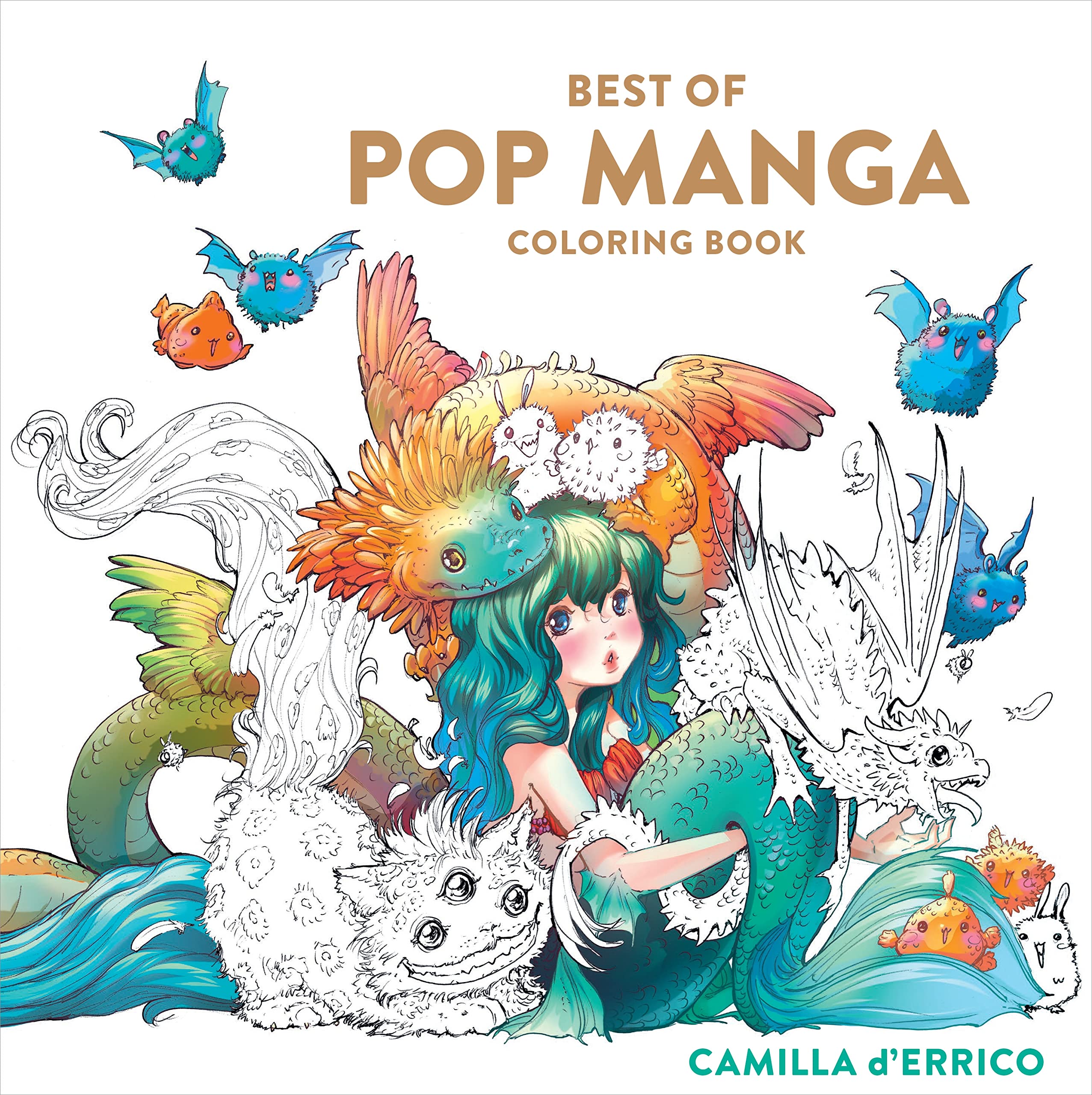 Best Of Pop Manga Coloring Book,Used