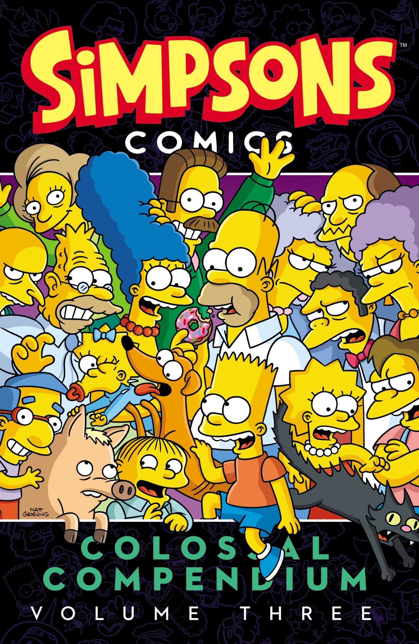 Simpsons Comics Colossal Compendium Volume 3,Used