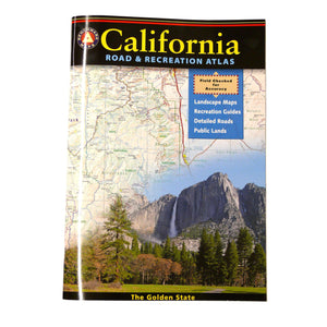California Road & Recreation Atlas: Landscape Maps, Recreation Guides, Detailed Roads, GPS Grids (Benchmark Maps),Used