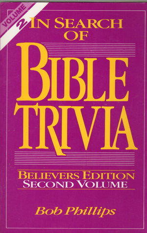 In Search of Bible Trivia Vol. 2/Believers Edition,Used