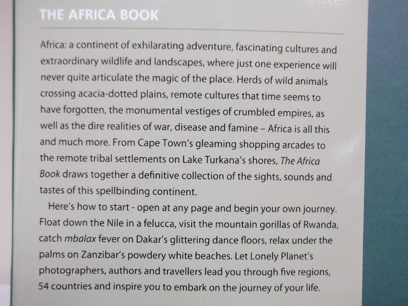 Lonely Planet The Africa Book (General Pictorial),Used