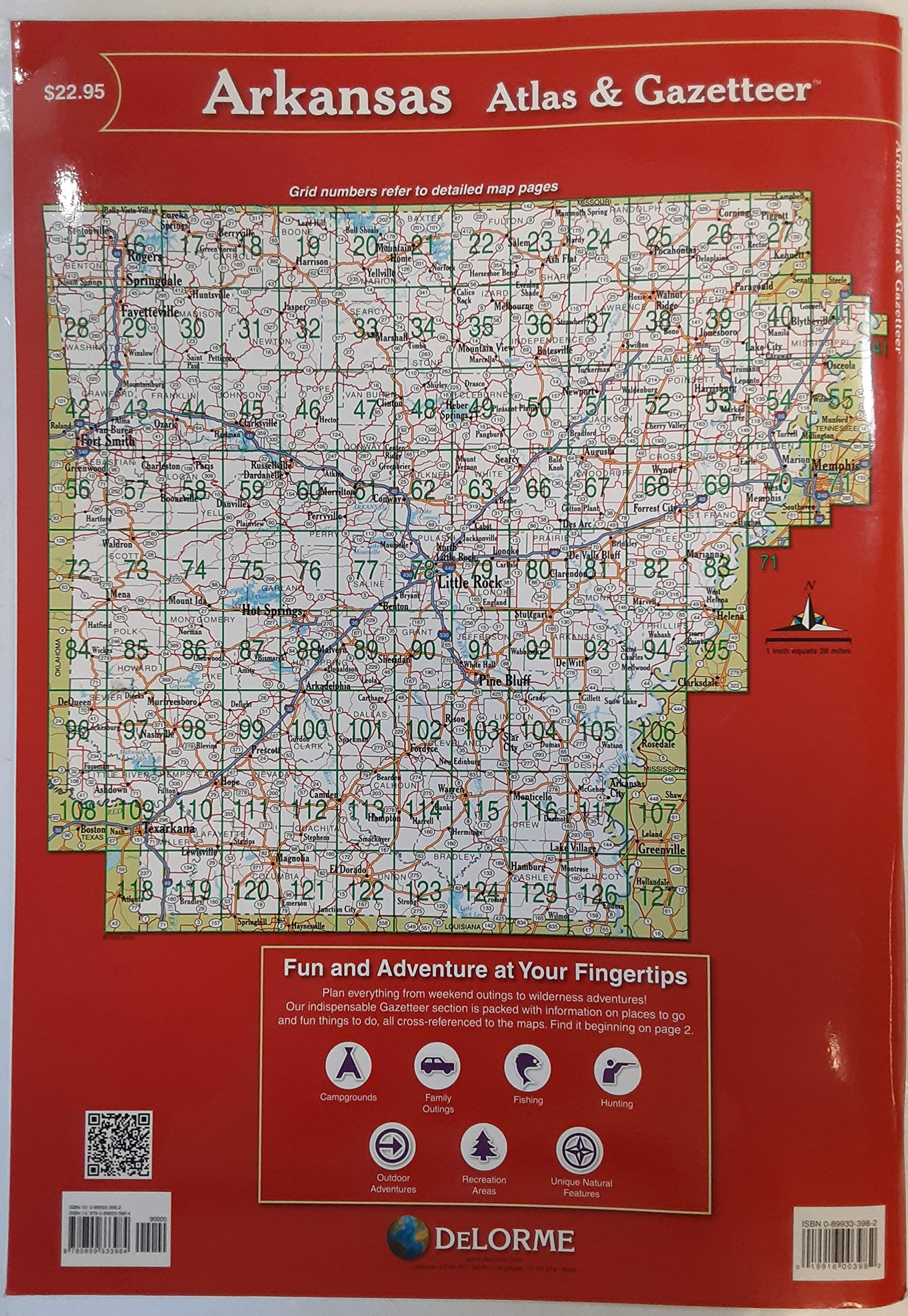 Delorme Arkansas Atlas-used