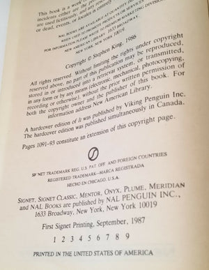 It (A Signet Book),Used