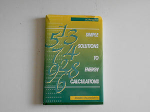Simple Solutions to Energy Calculations,Used