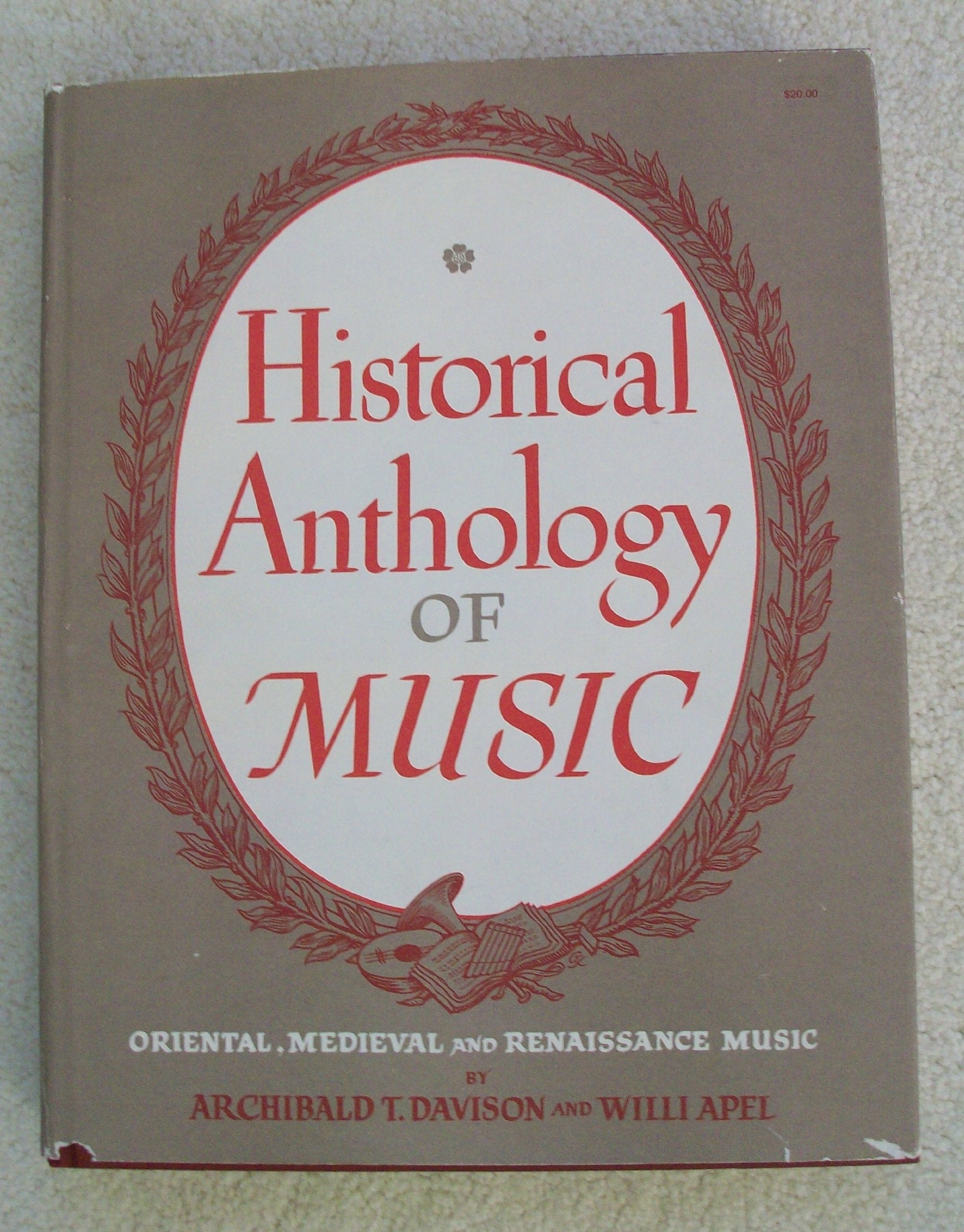 Historical Anthology of Music, Vol. 1: Oriental, Medieval, and Renaissance Music,Used