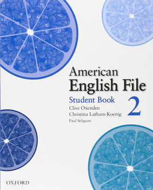 American English File 2 Student Book,Used