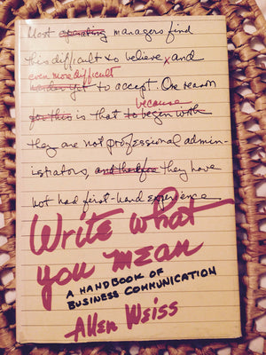 Write what you mean: A handbook of business communication,Used