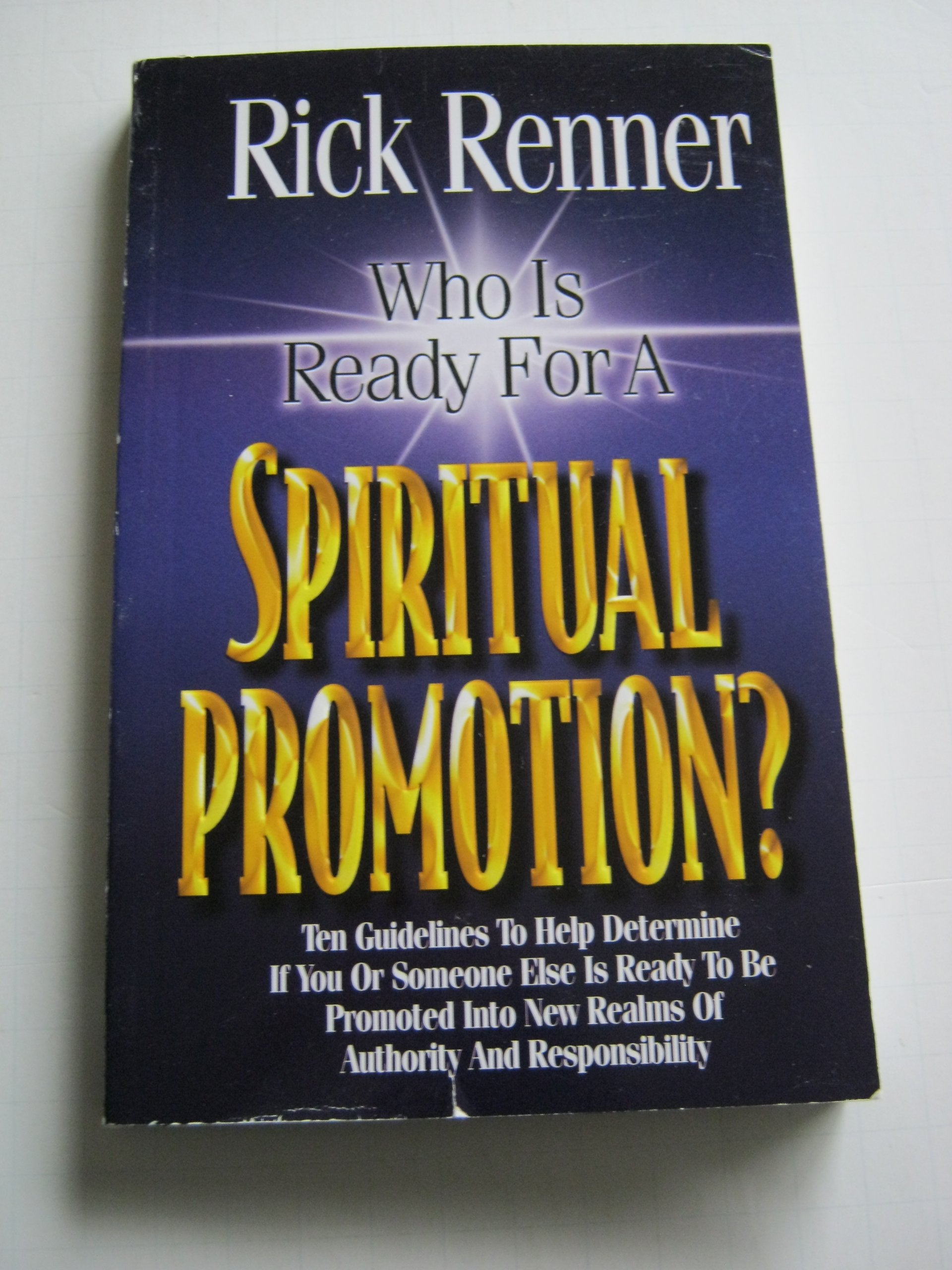 Who Is Ready for a Spiritual Promotion,Used