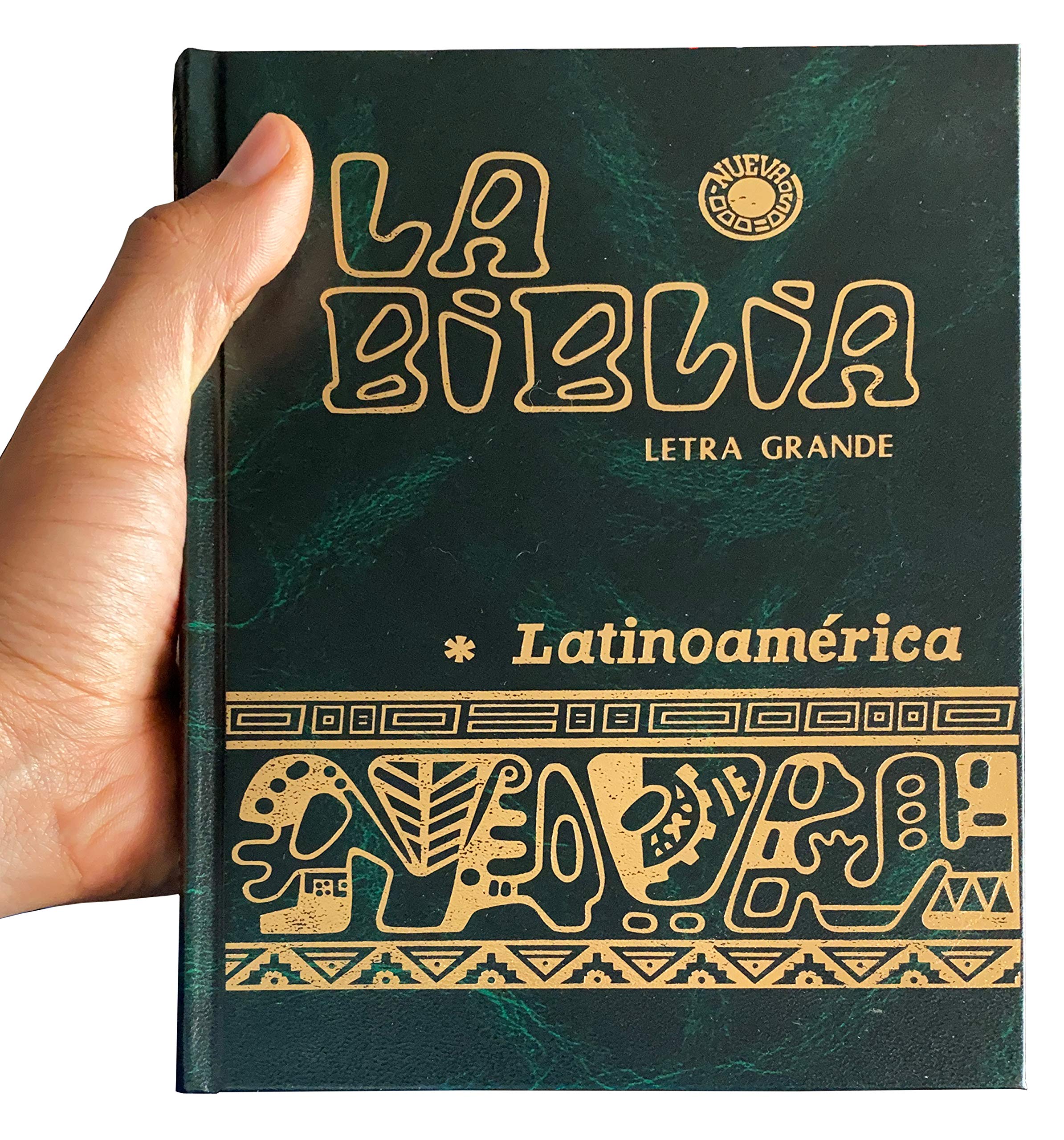 La Biblia Latinoamericana Letra Grande Cartone con Uneros Spanish Edition Assorted Colors,Used