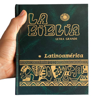 La Biblia Latinoamericana Letra Grande Cartone con Uneros Spanish Edition Assorted Colors,Used